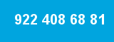 922 408 68 81 922 408 68 81